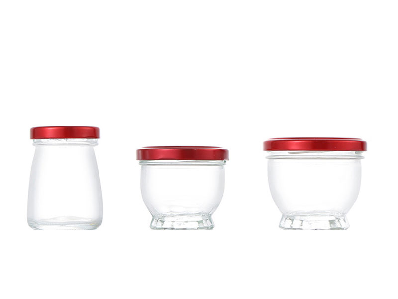 Wide Mouth Glass Jars With Lids 75ml 100ml