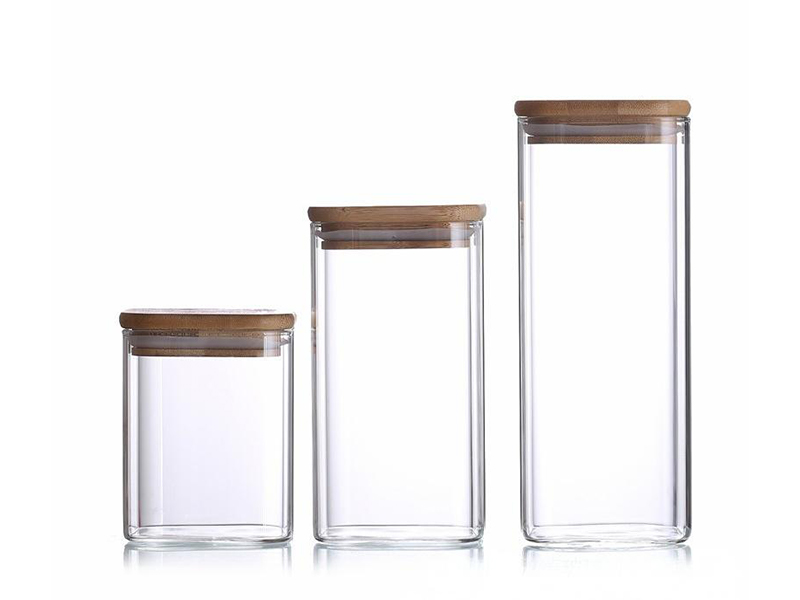 Glass Square Storage Jars 150ml 220ml 270ml 320ml 420ml 560ml