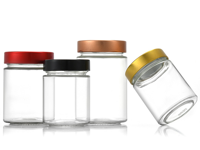 Round Glass Jars with Lids 150ml 200ml 280ml 380ml 500ml