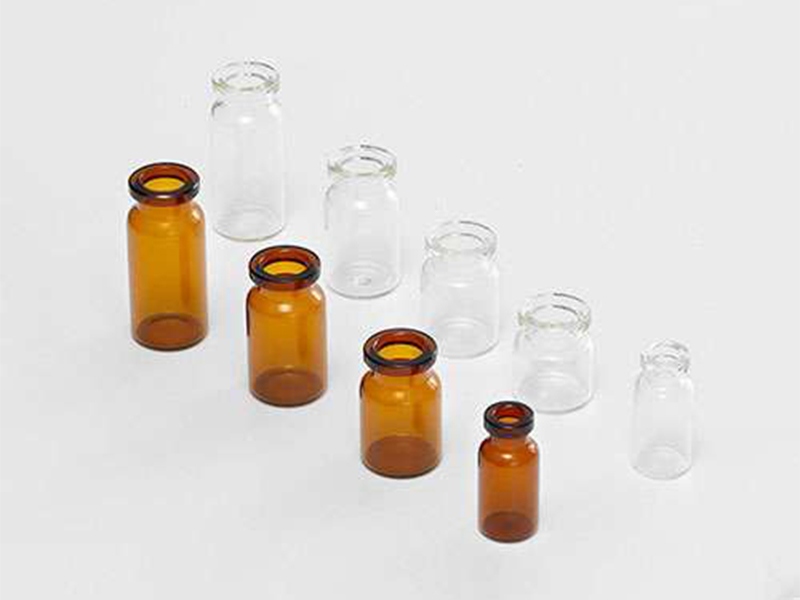 Small Glass Vials with Caps