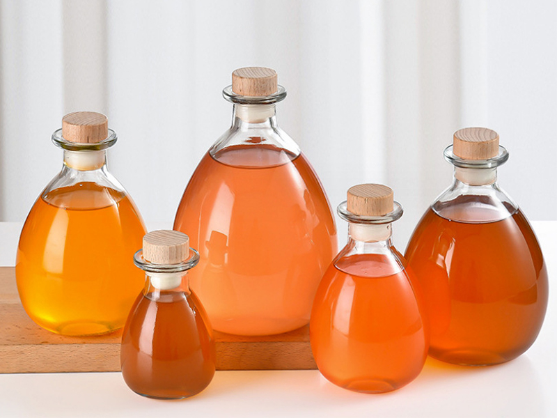Big Belly Glass Beverage Bottles