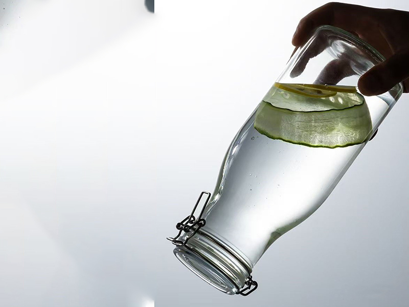 Airtight Jars Portable Glass Milk Bottles