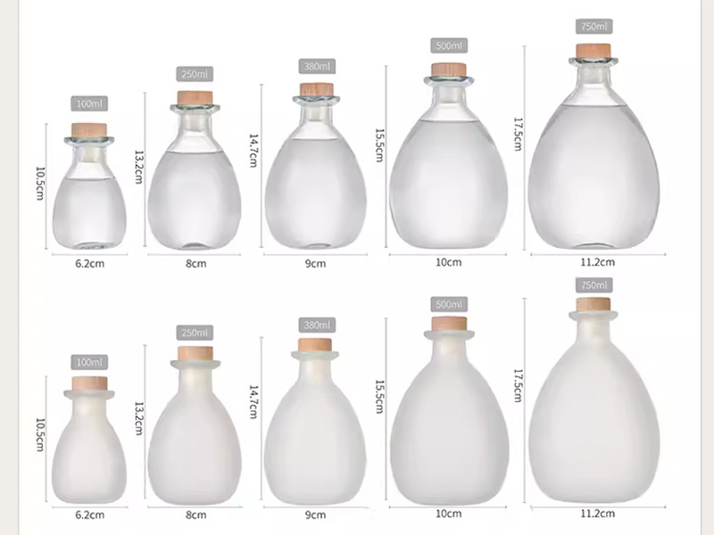 Big Belly Glass Beverage Bottles