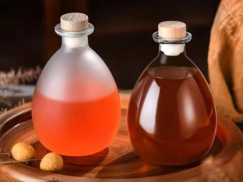 Big Belly Glass Beverage Bottles