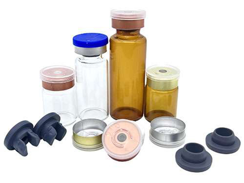 Small Glass Vials with Caps