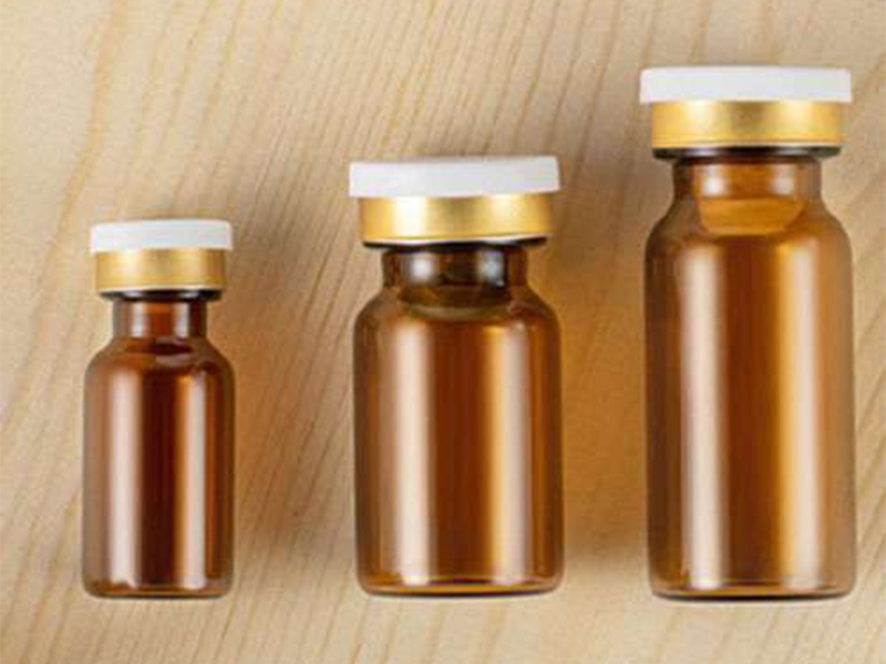 Small Glass Vials with Caps
