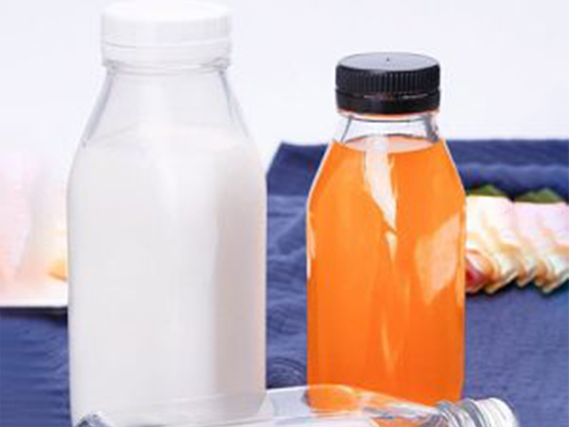 Square Glass Milk Bottles