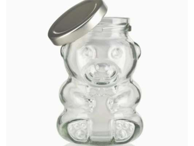 Small Bear Glass Storage Jars 180ml 280ml