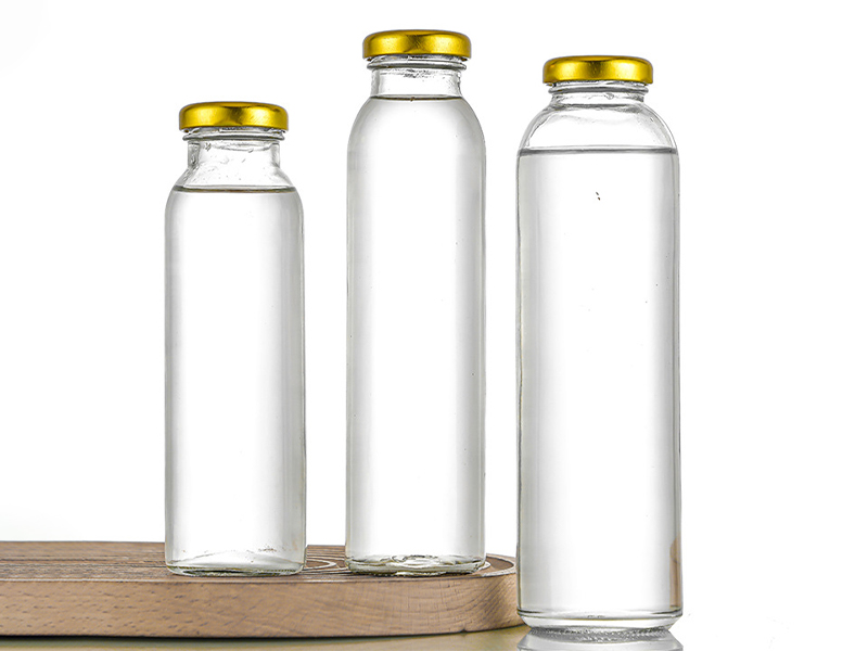 Empty Glass Beverage Bottles