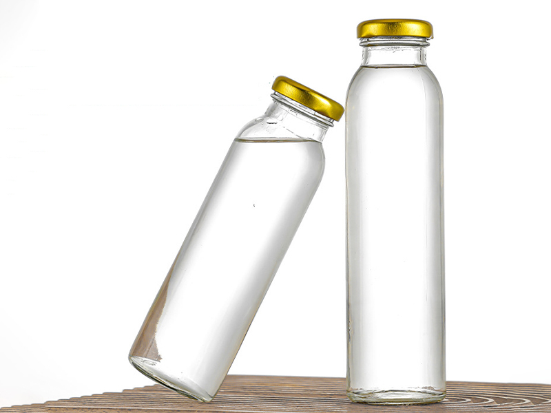 Empty Glass Beverage Bottles