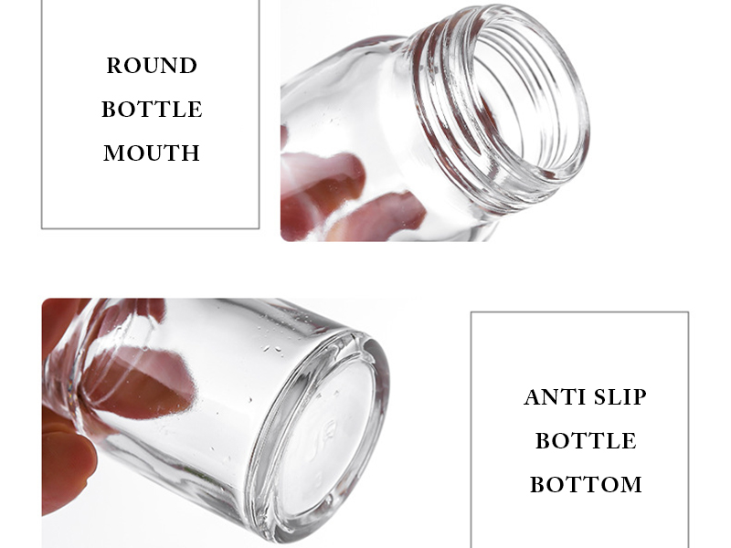 Small Glass Bottles With Caps 30ml 50ml 80ml 100ml 150ml