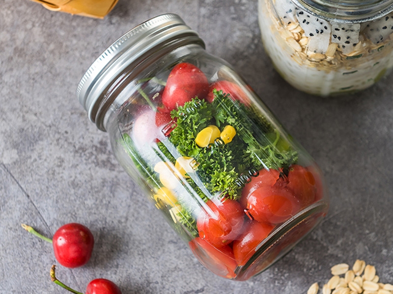 Mason Jars With Scale
