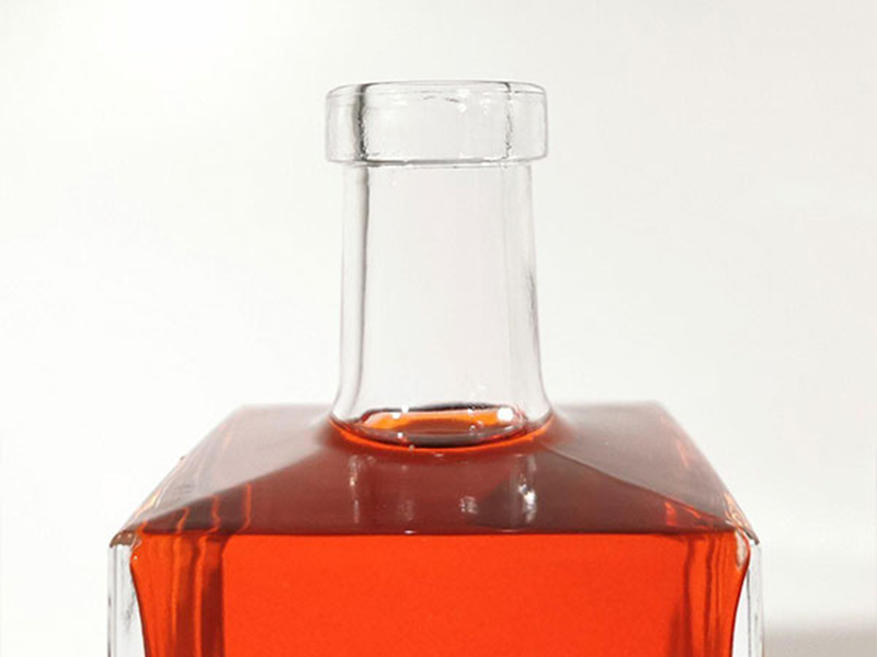 Square Glass Liquor Bottle