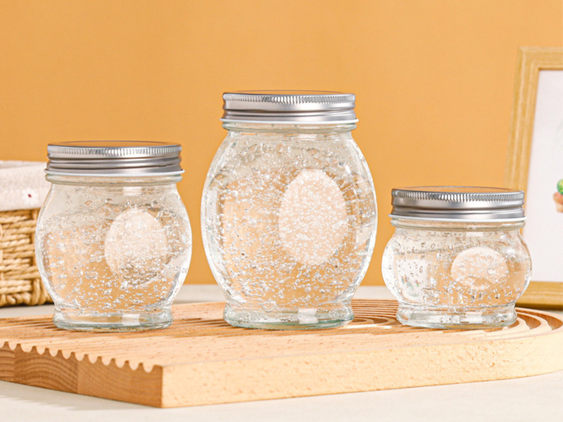 Glass Jars With Gold Lids